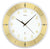 AMS Tauplitz III F5850 Wanduhr Goldfarben • Funk-Uhrwerk • Facettiertes Mineralglas
