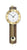 AMS F5266/1 Wanduhr Nussbaum • Funk-Pendeluhr • Mineralglas-Abdeckung