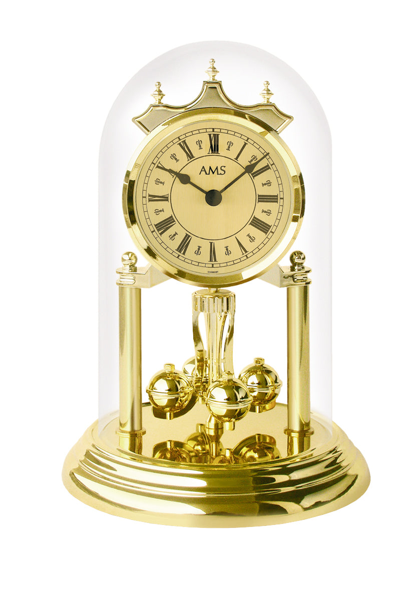 AMS Camille J1203 Standuhr Gold • Quarzwerk • Handgefertigt in Deutschland