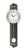 AMS Funk-Pendelwanduhr F5264 Wanduhr Anthrazit/Silber • Funkpendelwerk • Made in Germany