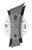AMS Rimini W9400 Wanduhr Carbon • Mineralglas • Made in Germany