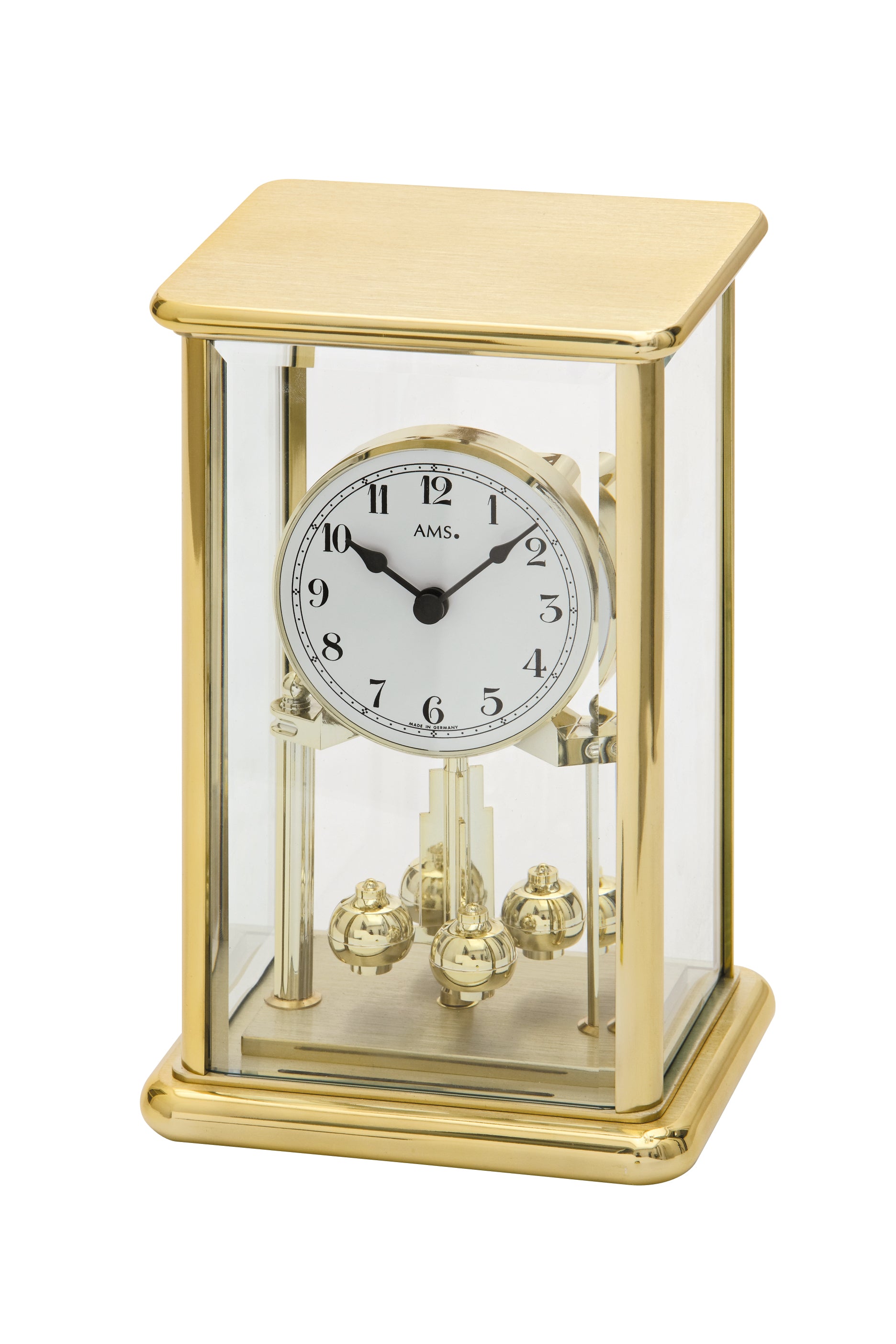 AMS Isabelle J1211 Standuhr Gold • Arabische Ziffern • Handgefertigte Produktion