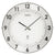 AMS Funk-Wanduhr F5948 Wanduhr Weiß • Aluminium-Zahlenring • Mineralglas