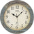 AMS Funk-Wanduhr F5562 Wanduhr Blau-Grau • Funk-Uhrwerk • Mineralglas