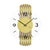 AMS W9695 Wanduhr Messing • Feingefräste Holzrückwand • Facettiertes Mineralglas