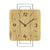 AMS W9700 Wanduhr Wildeiche • Quarzwerk • Metall-Design