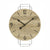 AMS W9687 Wanduhr Sonoma • Metall-Design • Quarzwerk