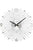 AMS W9652 Wanduhr Silber • Quarzwerk • Metallstäbe
