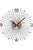AMS W9654 Wanduhr Anthrazit • Quarzwerk • Metallstäbe