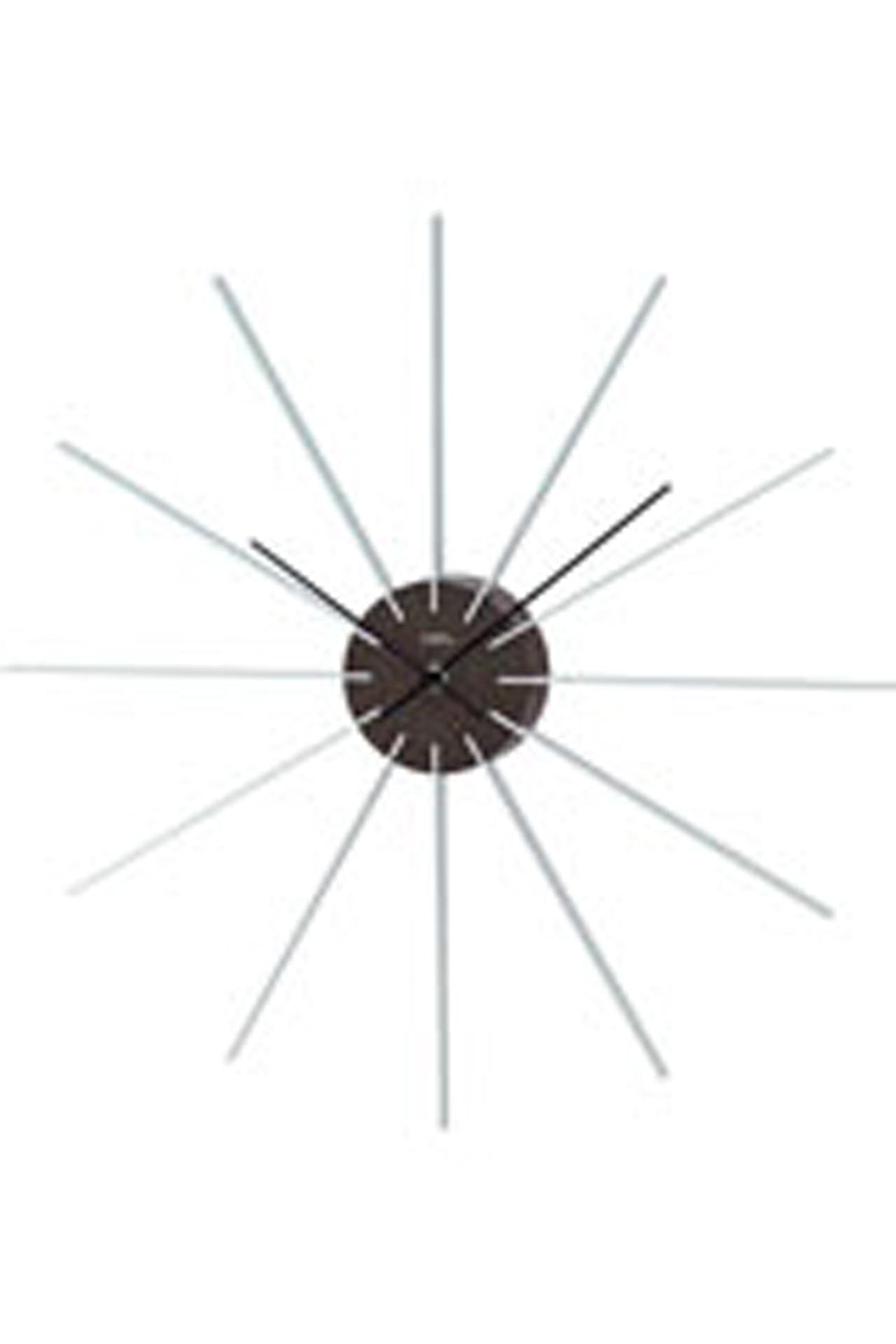 AMS W9595 Wanduhr Dunkelgrau • Quarzwerk • Aluminium-Stäbe