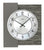 AMS W9584 Wanduhr Holzdekor/Aluminium • Quarzwerk • Aluminium-Zifferblatt