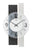AMS W9555 Wanduhr Schiefer/Aluminium • Facettiertes Mineralglas • Holzgehäuse