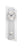 AMS F5261Q Wanduhr Silber • Quarz-Pendelwerk • Mineralglas