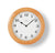 AMS W929/16 Wanduhr Erle • Massivholzrahmen aus Erle • Mineralglas