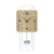 AMS W7502 Wanduhr Sonoma • Quarz-Pendelwerk • Holzgehäuse im Metall-Design