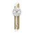AMS W7509 Wanduhr Sonoma-Eiche • Quarz-Pendelwerk • Facettiertes Mineralglas