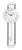 AMS Funk-Pendeluhr F5316 Wanduhr Silber • Funk-Pendelwerk • Mineralglas