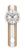 AMS W7475 Wanduhr Eiche • Quarz-Pendelwerk • Mineralglas