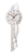 AMS W7476 Wanduhr Aluminium • Quarz-Pendelwerk • Facettiertes Mineralglas