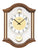 AMS Doppelpendeluhr W7447/1 Wanduhr Nussbaum • Quarz-Pendelwerk • Massivholzgehäuse