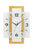 AMS F5507 Wanduhr Buche • Funkwerk • Facettiertes Mineralglas