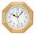 AMS F5512/18Q Wanduhr Buche • Massivholzgehäuse • Mineralglas