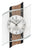 AMS F5519Q Wanduhr Holz • Facettiertes Mineralglas • Aluminium-Zifferblatt