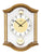 AMS Doppelpendeluhr W7447/4 Wanduhr Erle • Quarz-Pendelwerk • Massivholzgehäuse Eiche