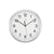AMS Funk-Wanduhr F5541 Wanduhr Silber • Gebürstetes Aluminium • Mineralglas