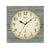 AMS F5549 Wanduhr Holzstruktur Grau • Funkwerk • Mineralglas