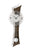 AMS W7425/1 Wanduhr Nussbaum • Quarz-Pendelwerk • Mineralglas
