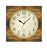 AMS F5550 Wanduhr Holzstruktur Braun • Funkwerk • Mineralglas
