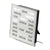 AMS T1242 Tisch- und Wanduhr Aluminium • LED Wortuhr • Netzbetrieb mit 220V Adapter