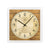 AMS F5563 Wanduhr Antikmessing • Funkwerk • Holz auf Mineralglas