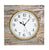 AMS F5567 Wanduhr Steinauflage Braun • Funkwerk • Mineralglas