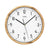 AMS F5576 Wanduhr Holzoptik • Funkwerk • Mineralglas