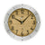 AMS F5592 Wanduhr Buche • Funkwerk • Facettiertes Mineralglas