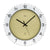 AMS F5593 Wanduhr Beige • Funkwerk • Mineralglas bedruckt