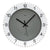 AMS F5595 Wanduhr Anthrazit • Funkwerk • Mineralglas bedruckt
