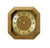 AMS F5864/4Q Wanduhr Eiche • Quarzwerk • Aluminium-Zahlenring