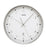 AMS Funk-Wanduhr F5914 Wanduhr Aluminium • Funkwerk • Mineralglas