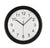 AMS Funk-Wanduhr F5935 Wanduhr Schwarz • Funkwerk • Gewölbtes Mineralglas