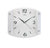 AMS F5938 Wanduhr Silber • Funkwerk • Mineralglas