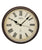 AMS F5977Q Wanduhr Silber • Quarzwerk • Mineralglas