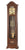 AMS S2022/1 Standuhr Nussbaum • Westminster Kettenzugwerk • Mondphase