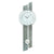 AMS F5306 Wanduhr Alu/Steinauflage • Funk-Pendelwerk • Facettiertes Mineralglas