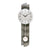 AMS F5323 Wanduhr Holz/Alu • Funk-Pendelwerk • Gewölbtes Mineralglas