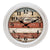 AMS Quarz-Wanduhr W9618 Wanduhr Silber • Mineralglas • Kunststoffgehäuse
