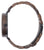 Reloj de madera para hombre con caja y pulsera redonda de madera, visto desde atrás