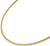 Cadena veneciana chapada en oro como collar con cadena de eslabones, corte de cadena uniforme